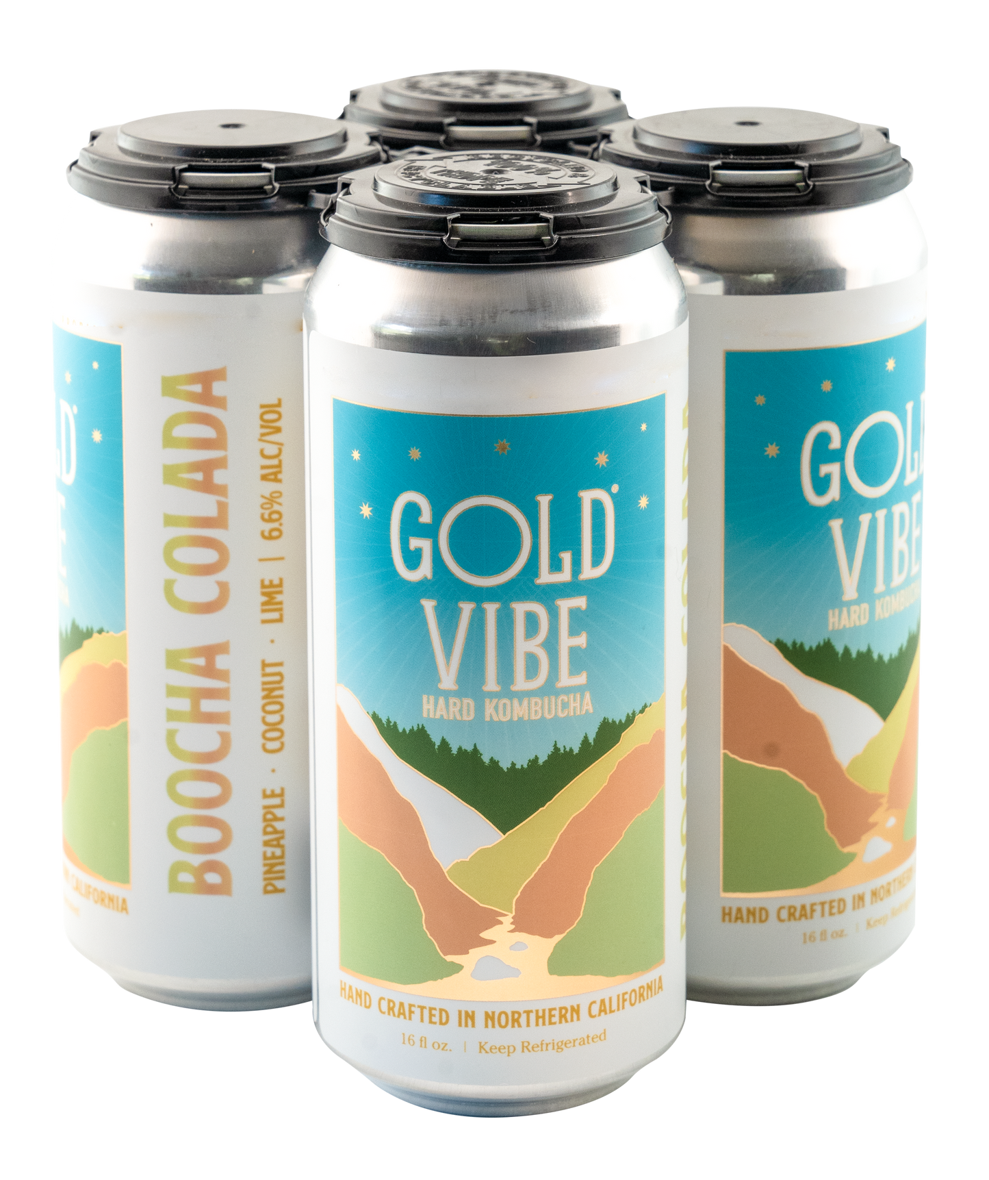 Boocha Colada: Pineapple, Coconut, Lime